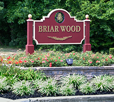 Briar Wood Landscape Entrance